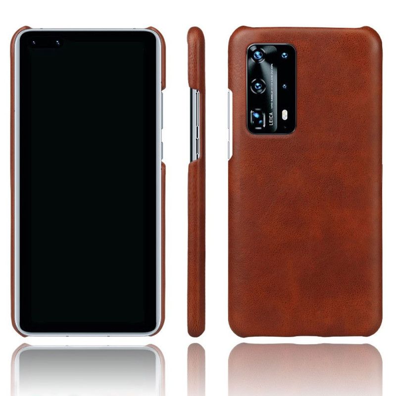 Hülle Huawei P40 Brown Ksq Ledereffekt