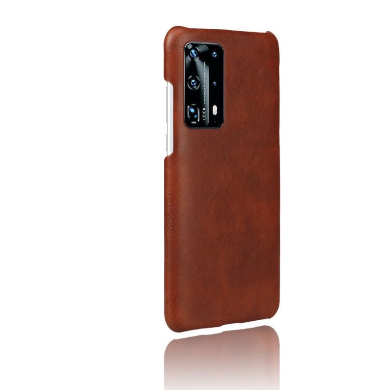 Hülle Huawei P40 Brown Ksq Ledereffekt