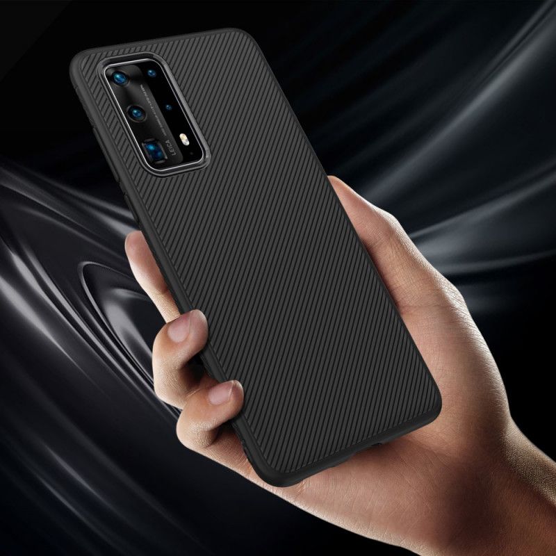 Hülle Huawei P40 Dunkelblau Twill Series Jazz