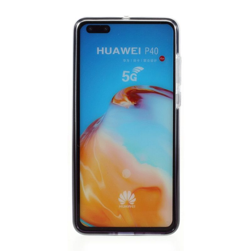 Hülle Huawei P40 Schwarz Gradientenglitter