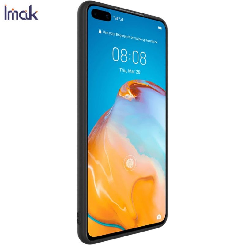 Hülle Huawei P40 Schwarz Handyhülle Silikonmatte Der Uc-1-Serie Imak