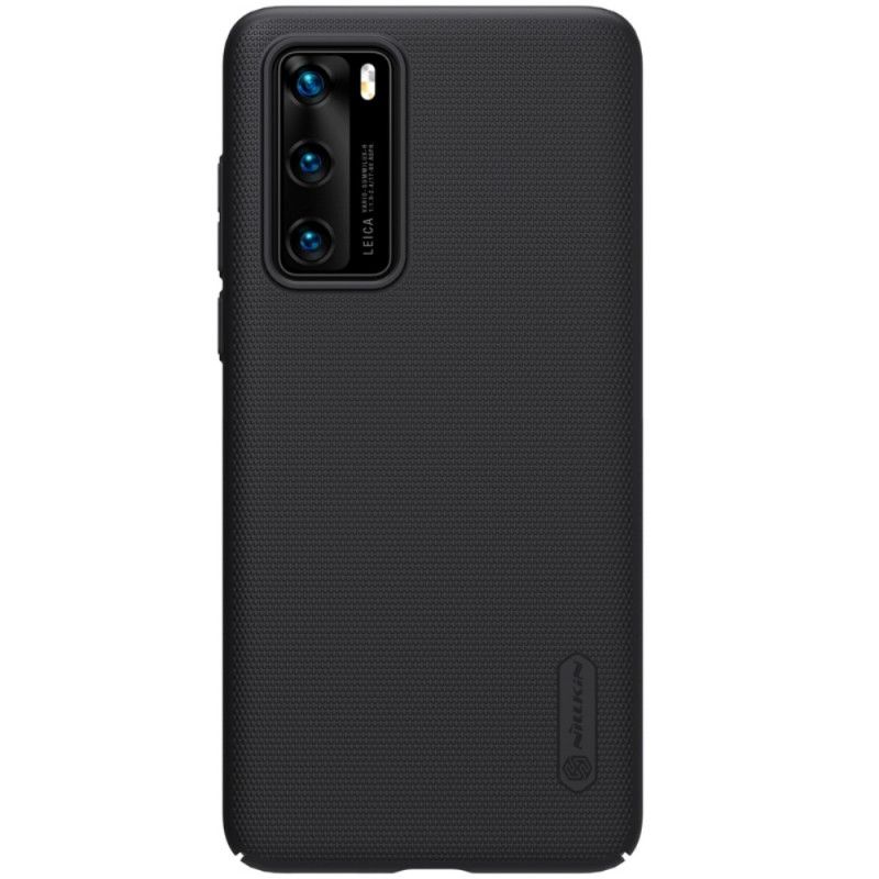 Hülle Huawei P40 Schwarz Starrer Gefrosteter Nillkin