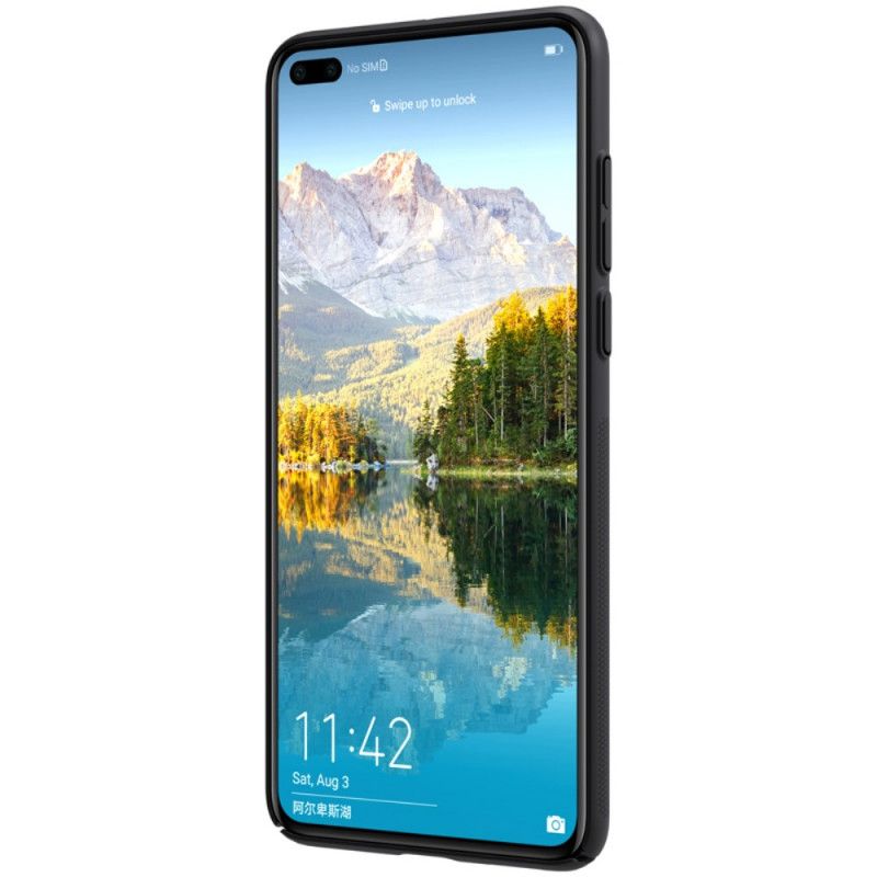 Hülle Huawei P40 Schwarz Starrer Gefrosteter Nillkin