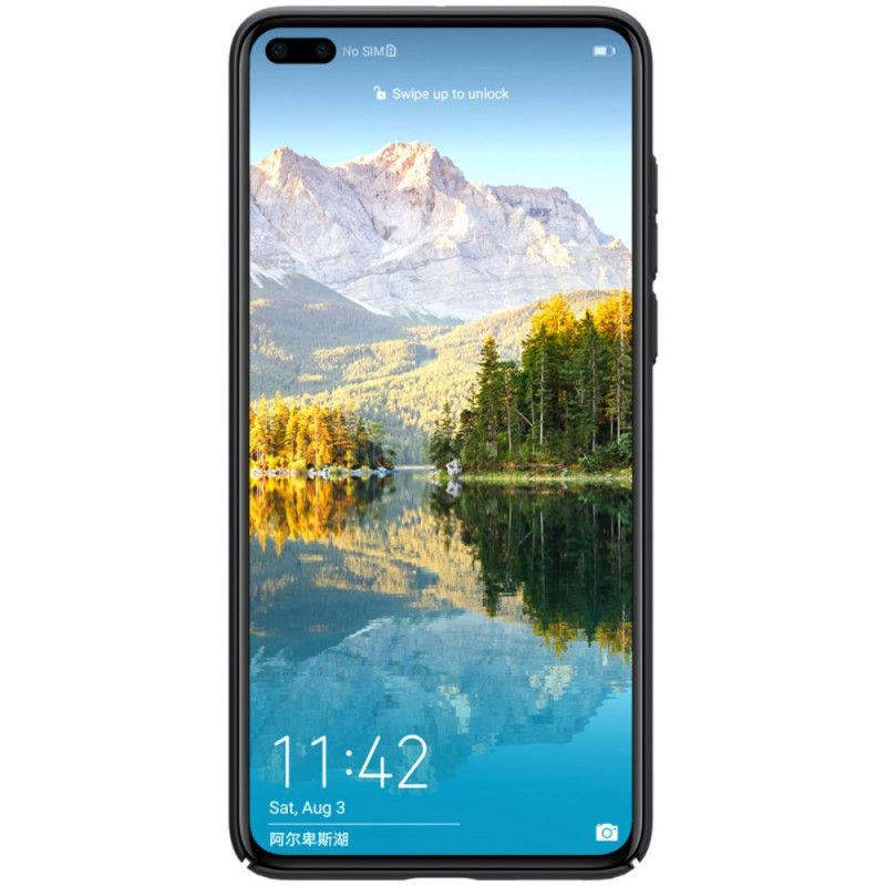 Hülle Huawei P40 Schwarz Starrer Gefrosteter Nillkin