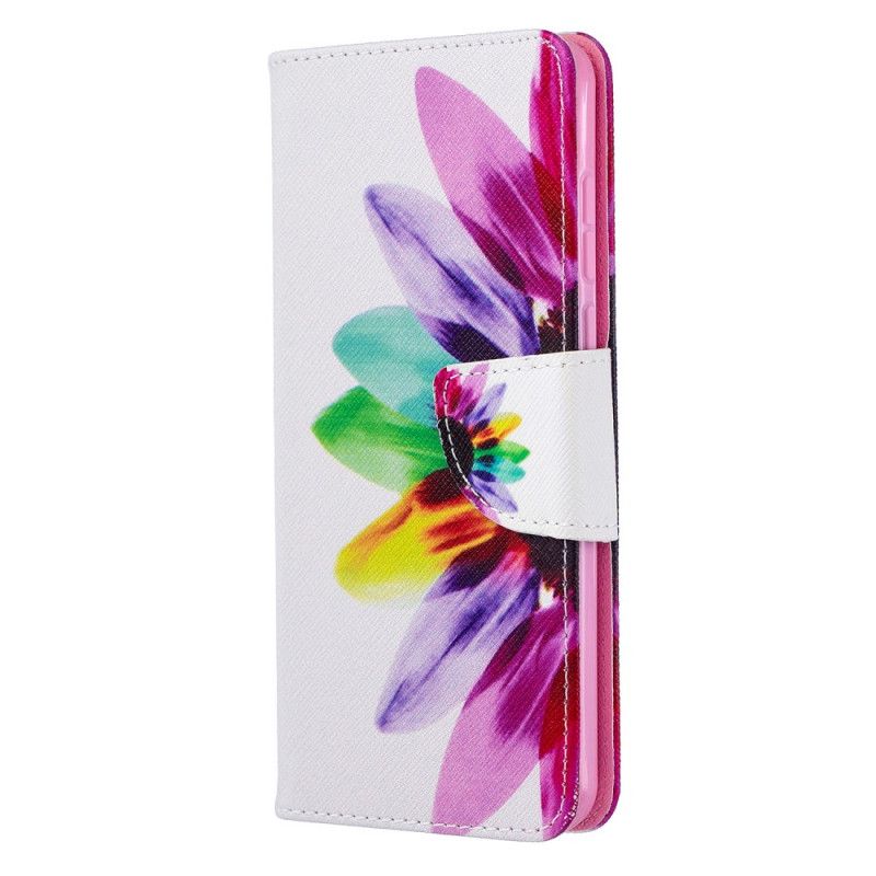 Lederhüllen Für Huawei P40 Aquarellblume