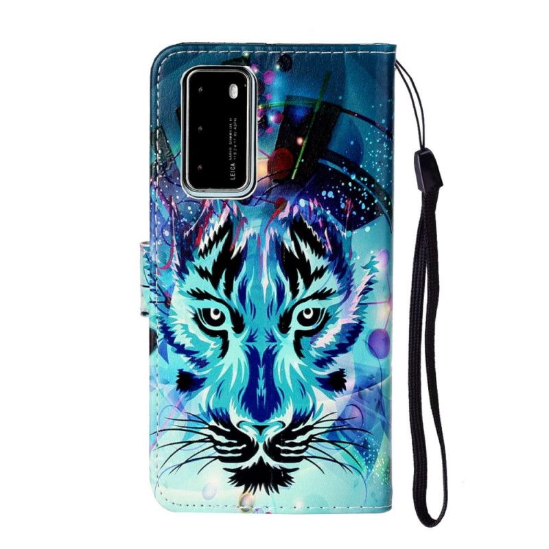 Lederhüllen Huawei P40 Eistiger