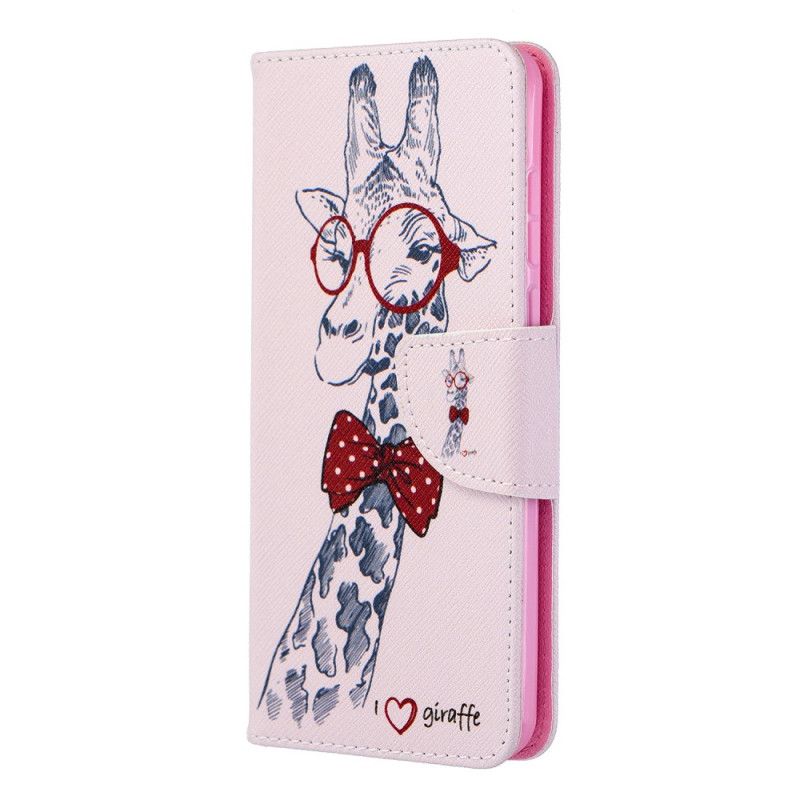 Lederhüllen Huawei P40 Nerd-Giraffe