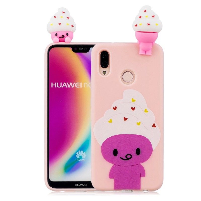 Hülle Huawei P20 Lite Handyhülle 3D Lustiges Eis