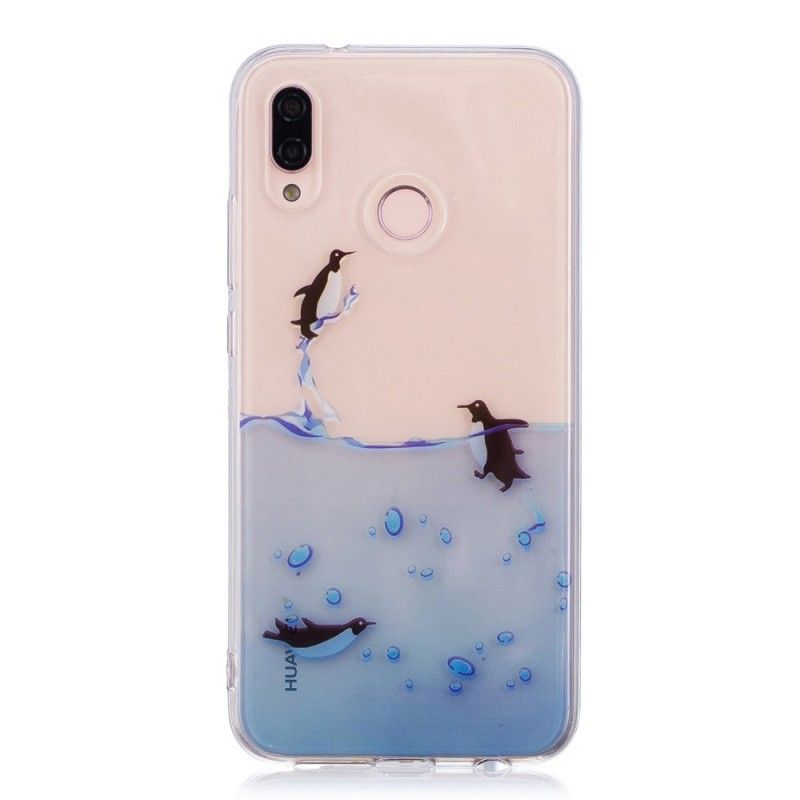 Hülle Huawei P20 Lite Handyhülle Transparentes Pinguinspiel