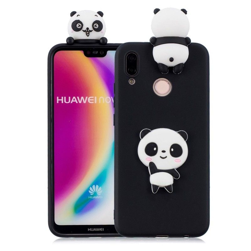 Hülle Huawei P20 Lite Schwarz 3D Mein Panda