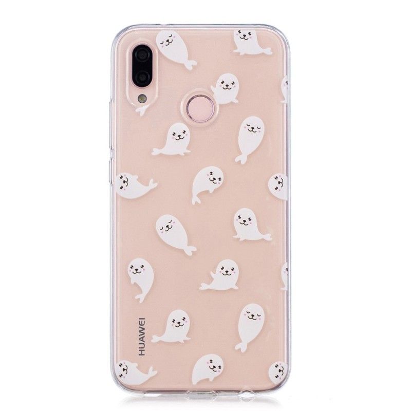 Hülle Huawei P20 Lite Transparente Lustige Seelöwen