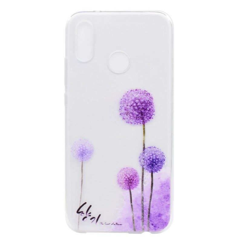 Hülle Huawei P20 Lite Transparenter Farbiger Löwenzahn
