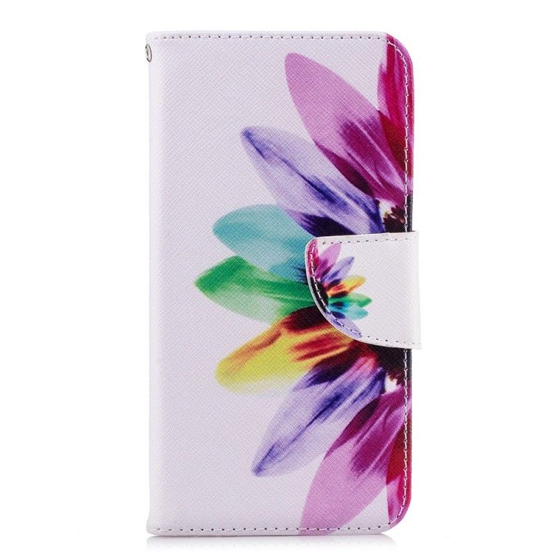 Lederhüllen Für Huawei P20 Lite Aquarellblume