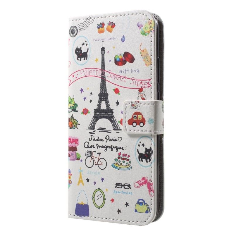 Lederhüllen Für Huawei P20 Lite Ich Liebe Paris