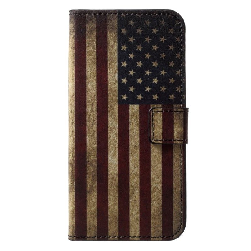 Lederhüllen Für Huawei P20 Lite Usa-Flagge