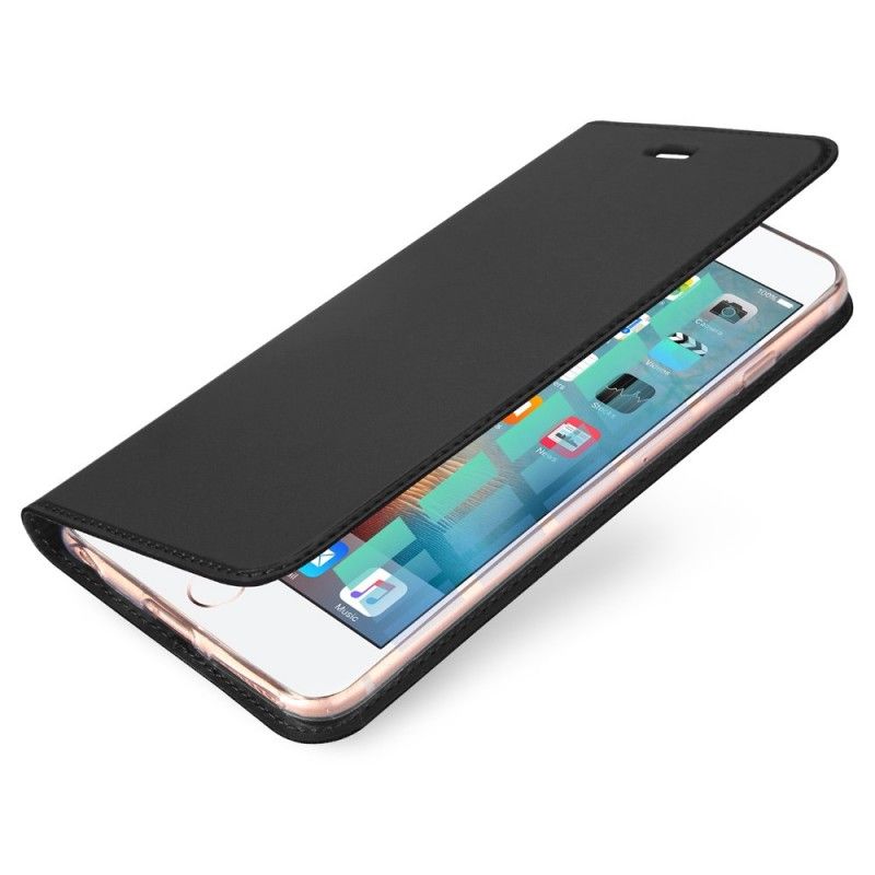 Flip Case iPhone 5 / 5S / SE Schwarz Erstklassige Serie