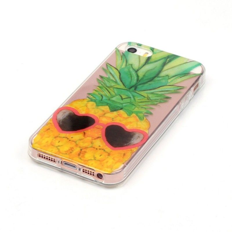 Hülle Für iPhone 5 / 5S / SE Transparente Inkognito Ananas