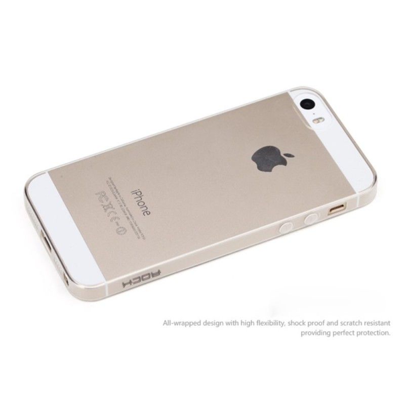 Hülle iPhone 5 / 5S / SE Grau Ultrafeines Gestein