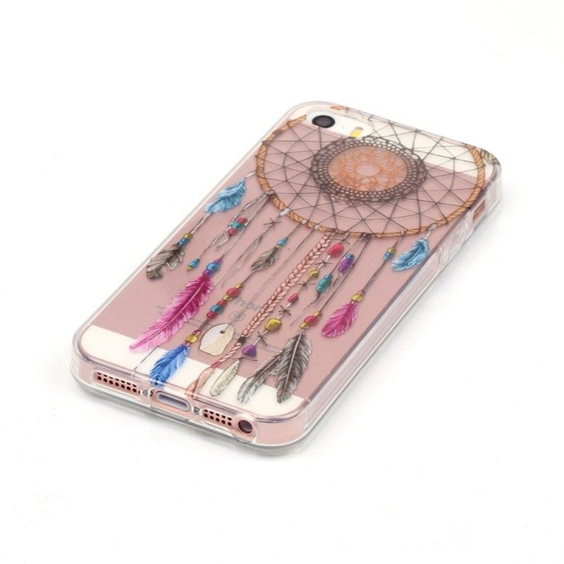 Hülle iPhone 5 / 5S / SE Handyhülle Transparenter Bunter Traumfänger
