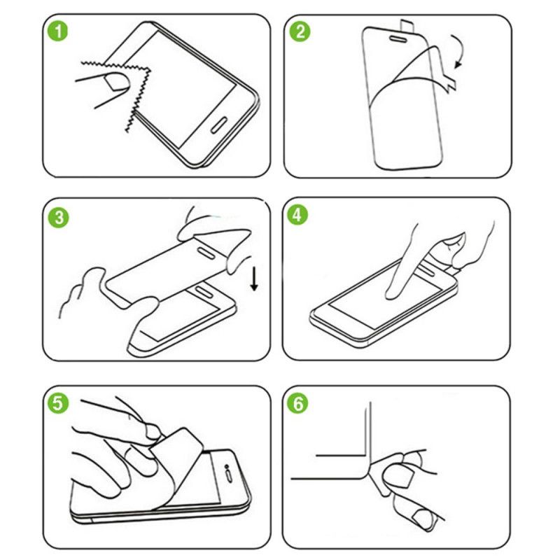 Schutz Aus Gehärtetem Glas Für iPhone 5 / 5S / SE