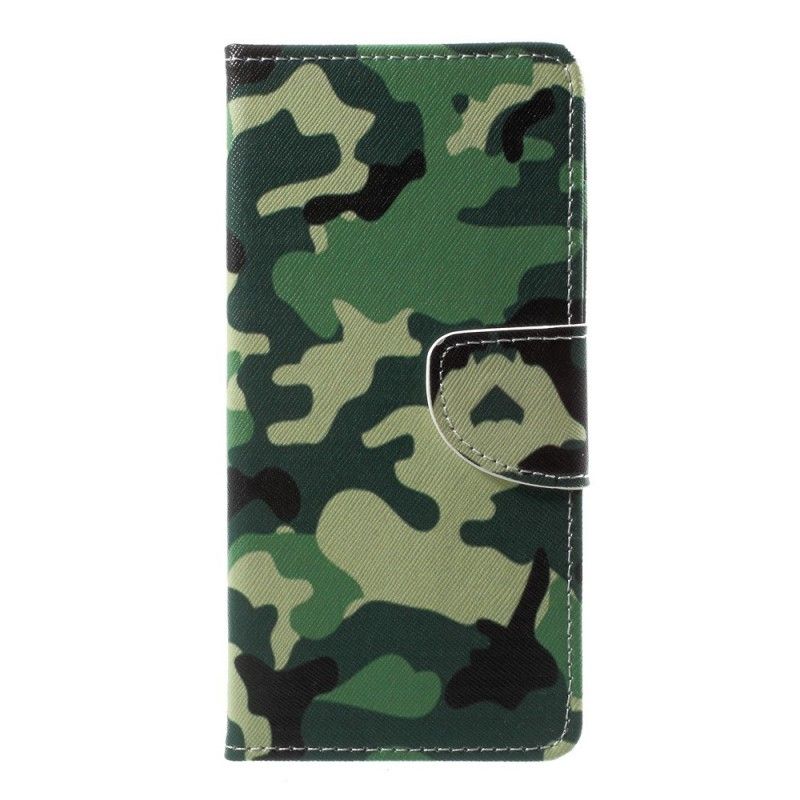 Lederhüllen Sony Xperia L1 Handyhülle Militärische Tarnung