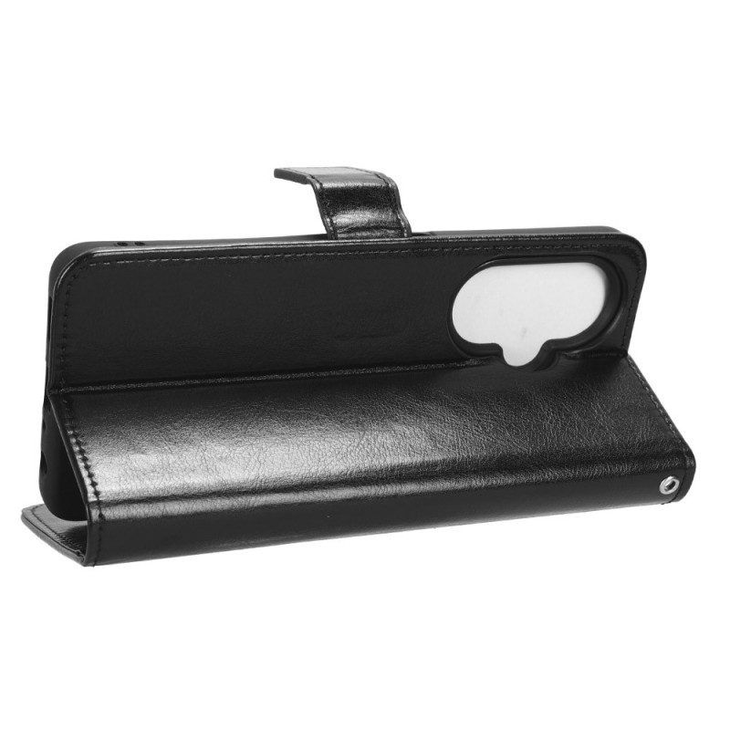 Flip Case Für OnePlus Nord CE 3 Lite 5G Mit Kordel Kunstlederarmband
