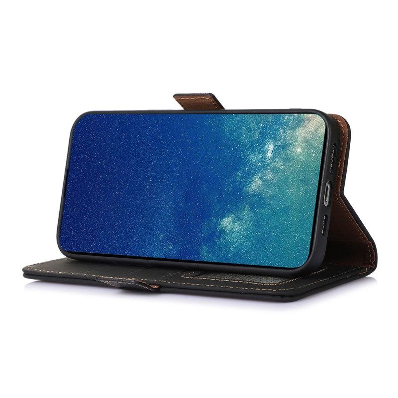 Flip Case Für OnePlus Nord CE 3 Lite 5G Rfid Aus Echtem Leder