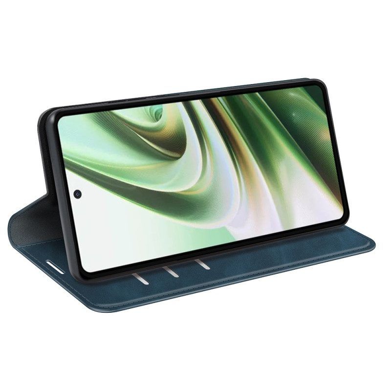 Schutzhülle Für OnePlus Nord CE 3 Lite 5G Flip Case Einfarbiger Ledereffekt