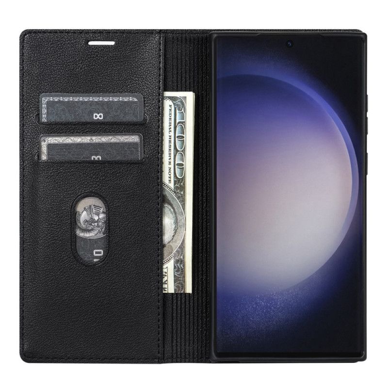 Flip Case Für Samsung Galaxy S24 Ultra 5g Lederstil
