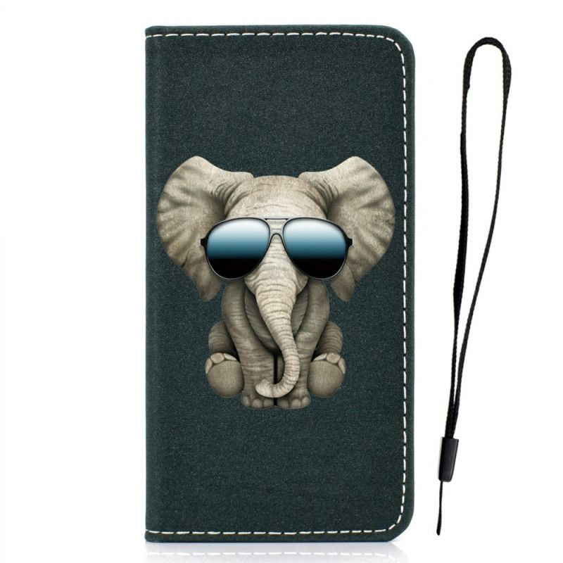 Flip Case Für iPhone 12 Pro Max Elefanten-Superstar