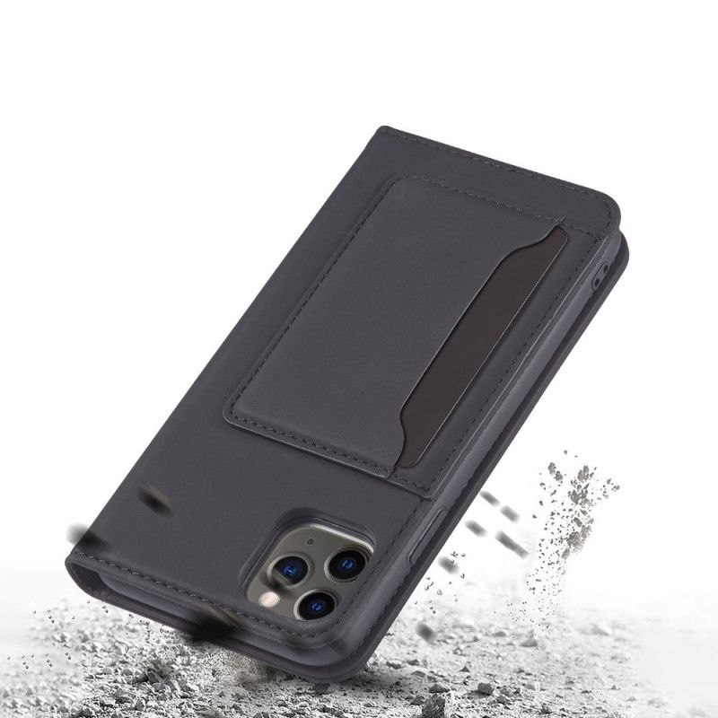 Flip Case iPhone 12 Pro Max Schwarz Stützkartenhalter