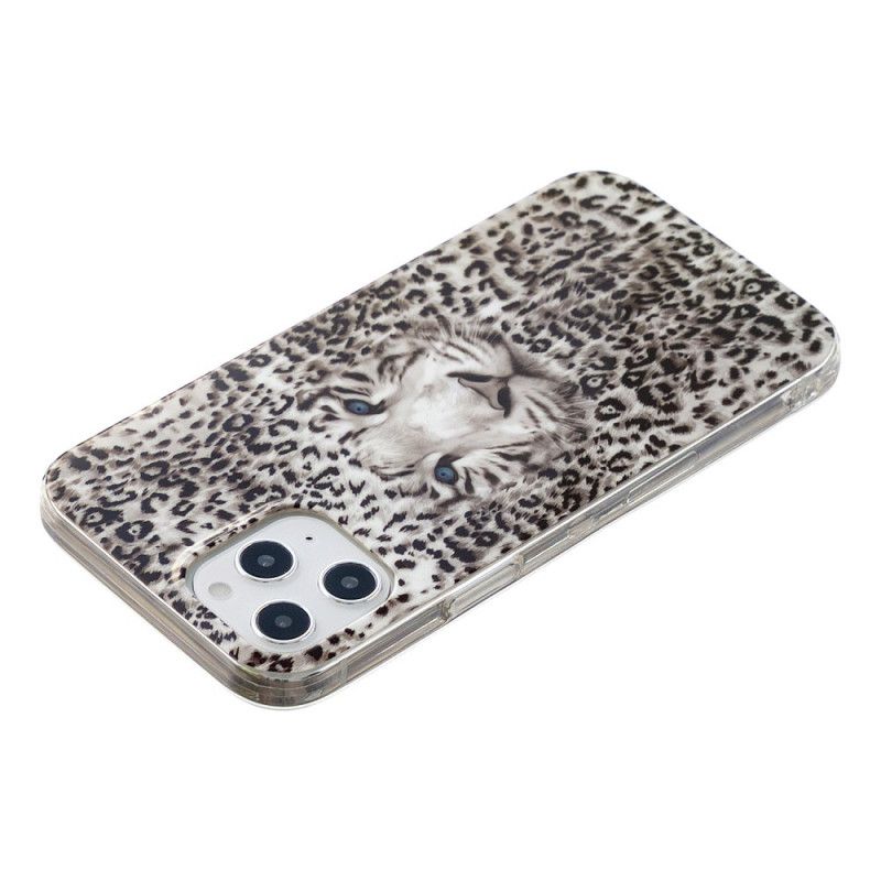 Hülle Für iPhone 12 Pro Max Fluoreszierender Leopard