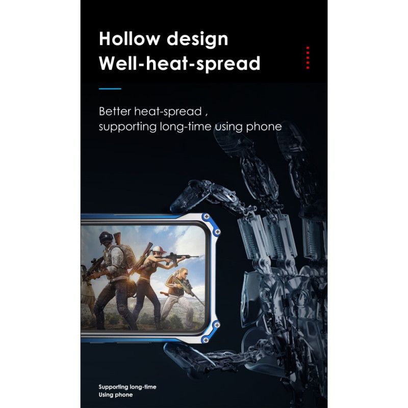 Hülle Für iPhone 12 Pro Max Schwarz Aluminiumlegierung