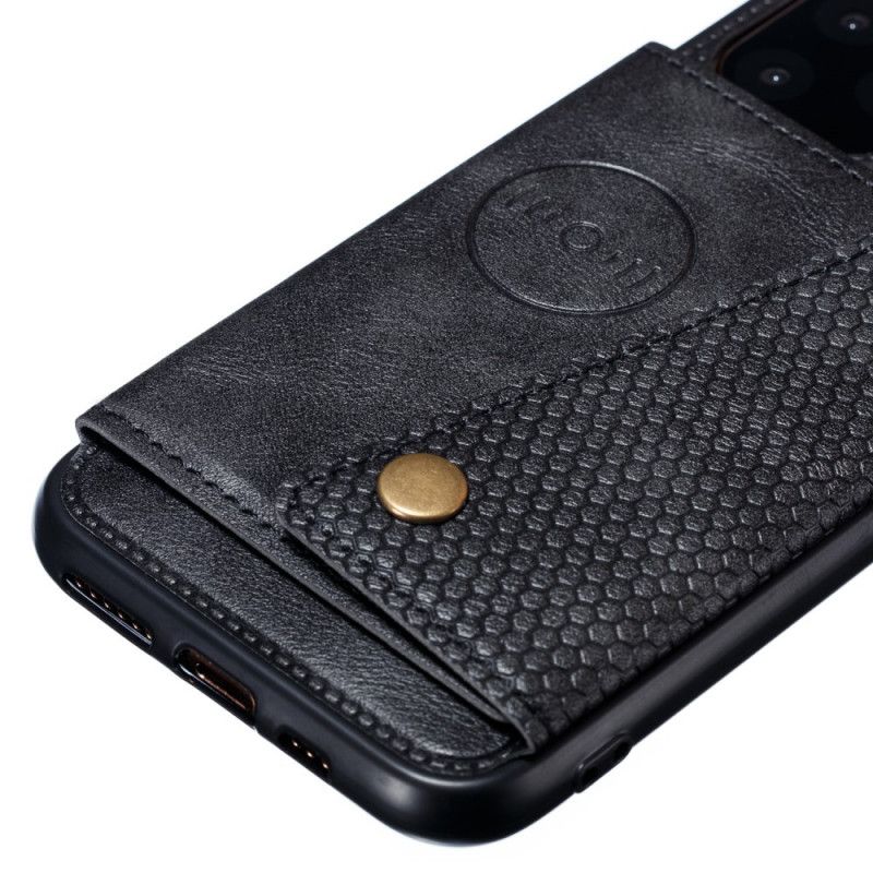 Hülle Für iPhone 12 Pro Max Schwarz Geldbörse
