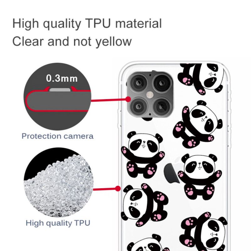 Hülle Für iPhone 12 Pro Max Top-Spaß-Pandas