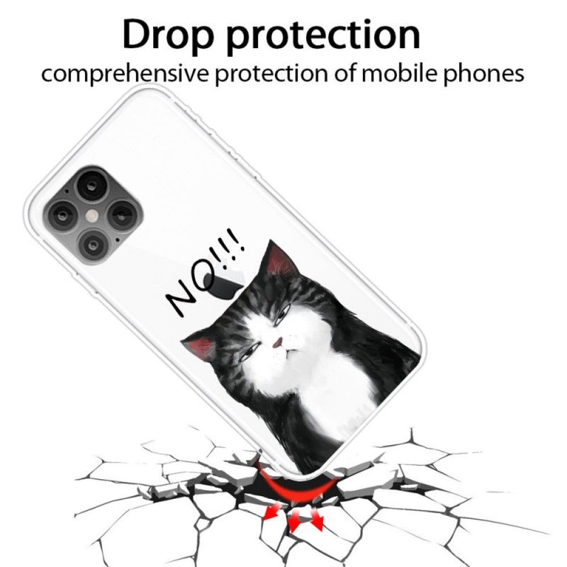 Hülle iPhone 12 Pro Max Handyhülle Die Katze. Die Nein Sagt
