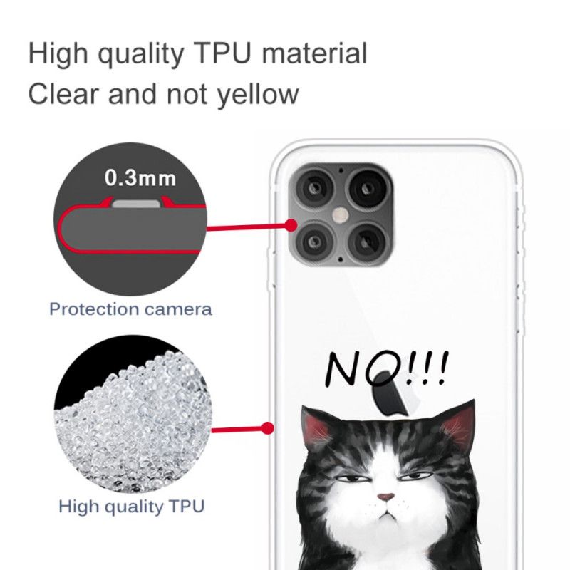 Hülle iPhone 12 Pro Max Handyhülle Die Katze. Die Nein Sagt