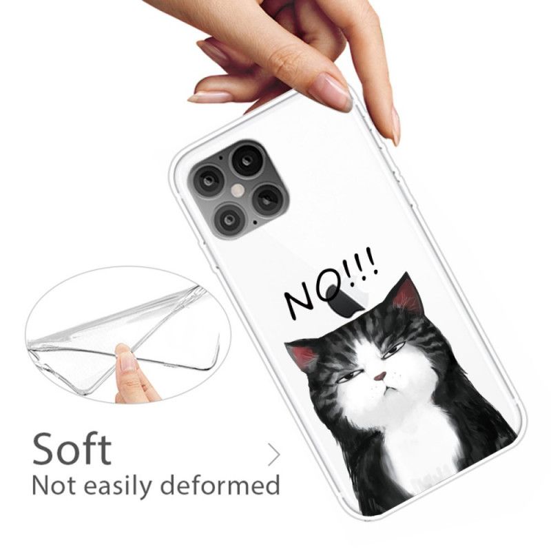 Hülle iPhone 12 Pro Max Handyhülle Die Katze. Die Nein Sagt