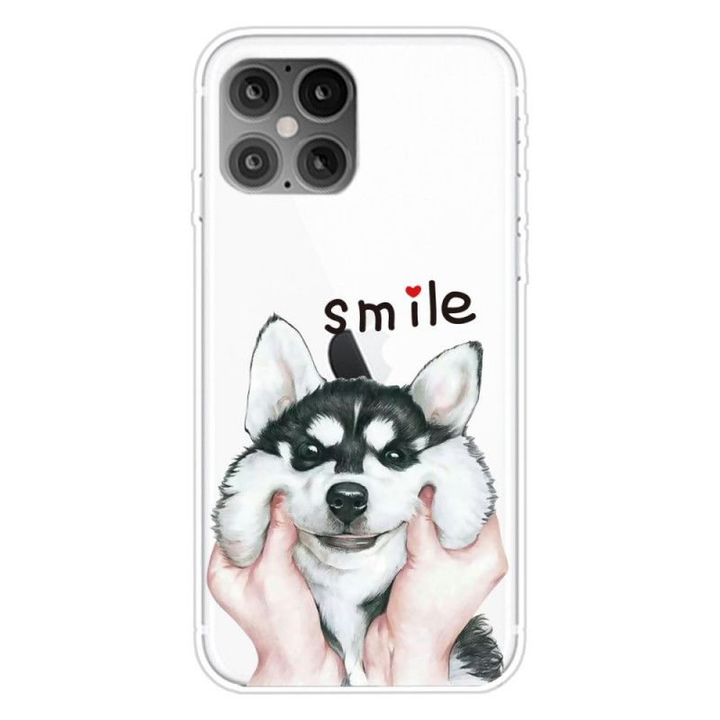 Hülle iPhone 12 Pro Max Lächeln Hund