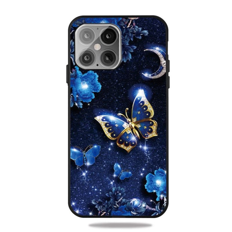 Hülle iPhone 12 Pro Max Schmetterling In Der Mondnacht