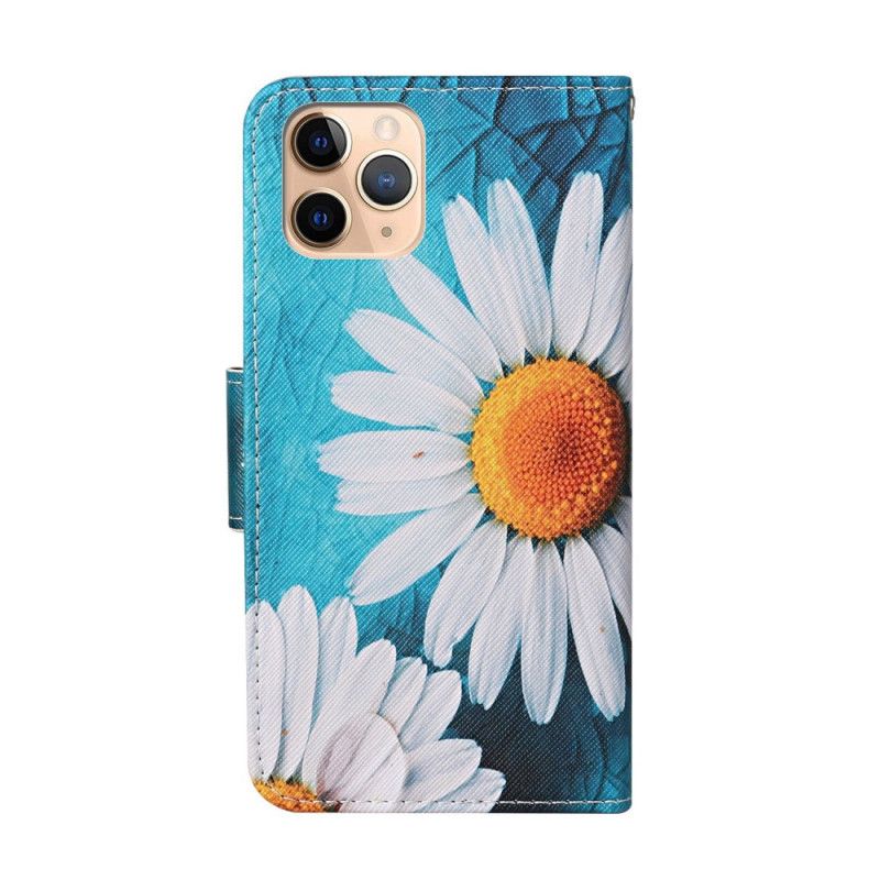 Lederhüllen iPhone 12 Pro Max Magenta Meisterhafte Blumen Mit Tanga