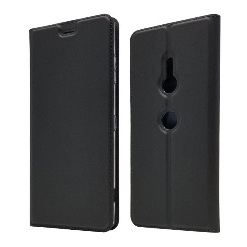 Flip Case Sony Xperia XZ3 Schwarz Erstklassige Serie