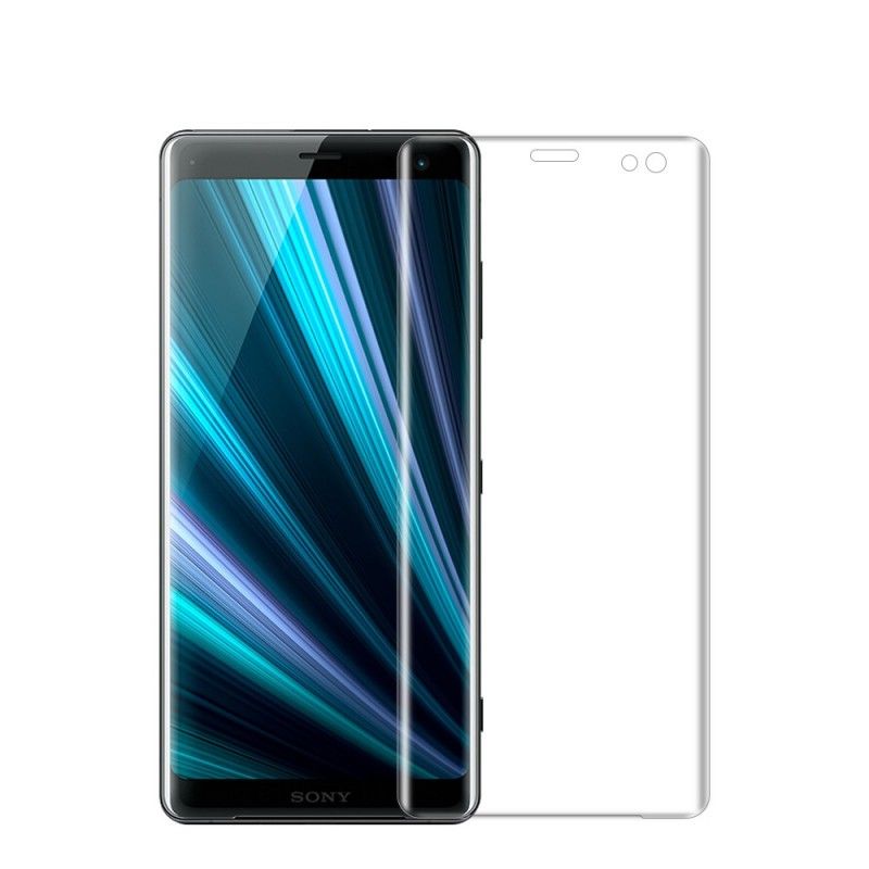 Gebogener Schutz Aus Gehärtetem Glas Sony Xperia XZ3 Schwarz Mofi