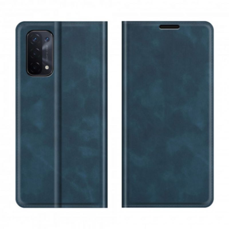 Flip Case Oppo A54 5g / A74 5g Handyhülle Hautberührung