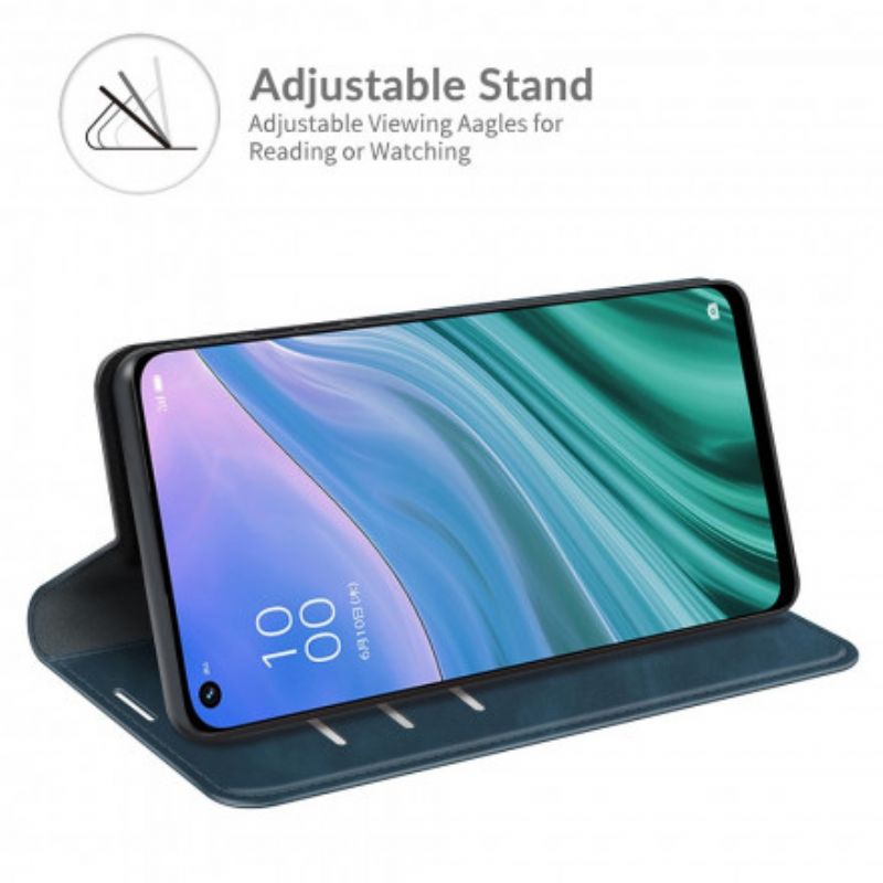 Flip Case Oppo A54 5g / A74 5g Handyhülle Hautberührung