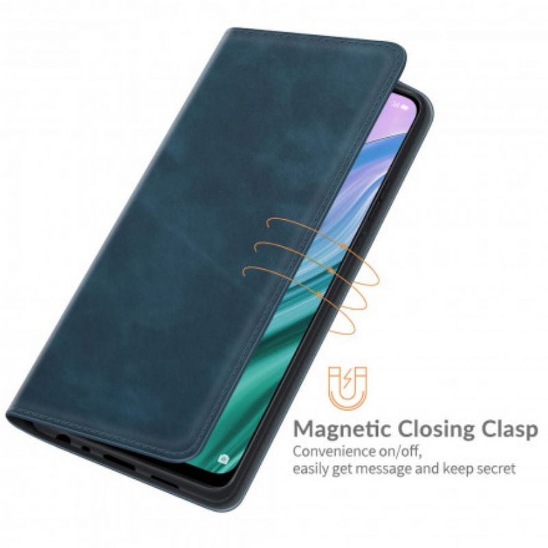 Flip Case Oppo A54 5g / A74 5g Handyhülle Hautberührung