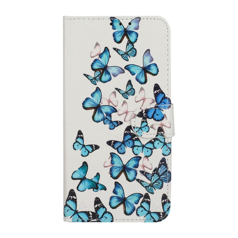 Flip Case Huawei Y5p Unzählige Schmetterlinge