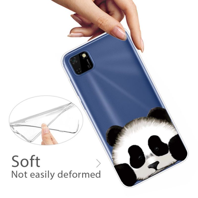 Hülle Huawei Y5p Handyhülle Transparenter Panda