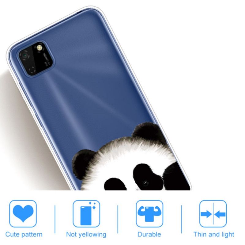 Hülle Huawei Y5p Handyhülle Transparenter Panda
