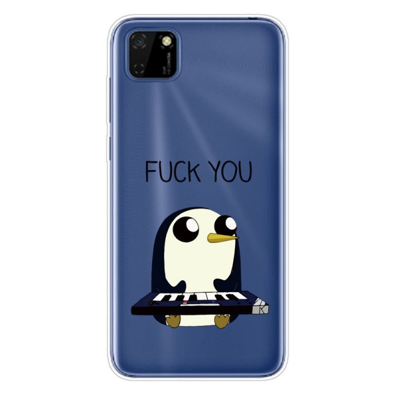 Hülle Huawei Y5p Pinguin Fick Dich